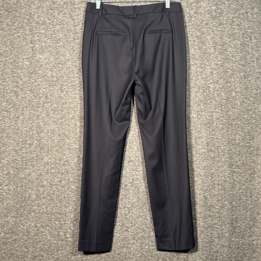 Nili Lotan Colmar Pant Dark Navy Straight Leg Trousers Womens Size 2 - Picture 6 of 11